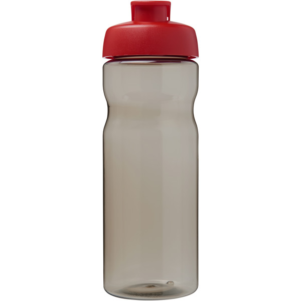 H2O Active® Eco Base 650 ml flip lid sport bottle - Red / Charcoal