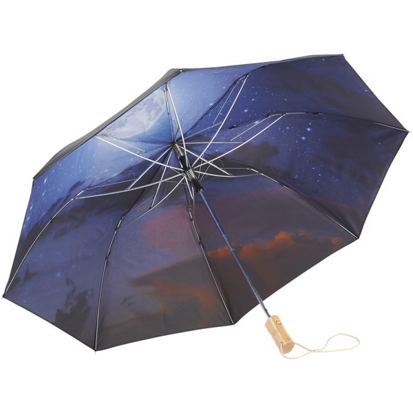 Clear-night 21" foldable auto open umbrella
