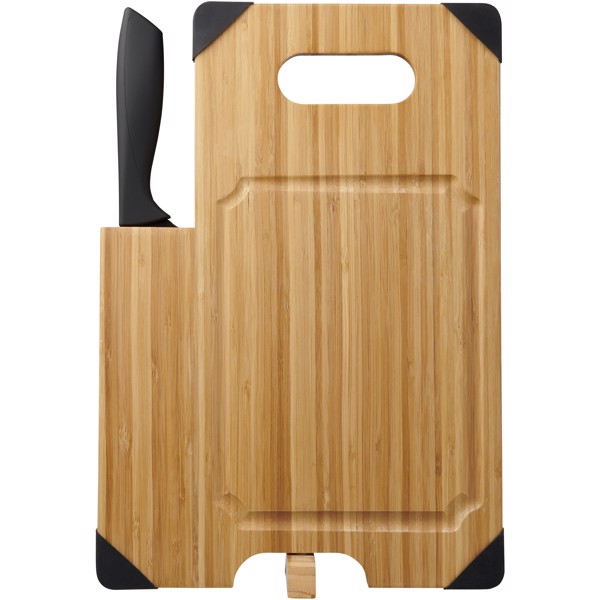 Avery Bambus-Schneidebrett mit Messer