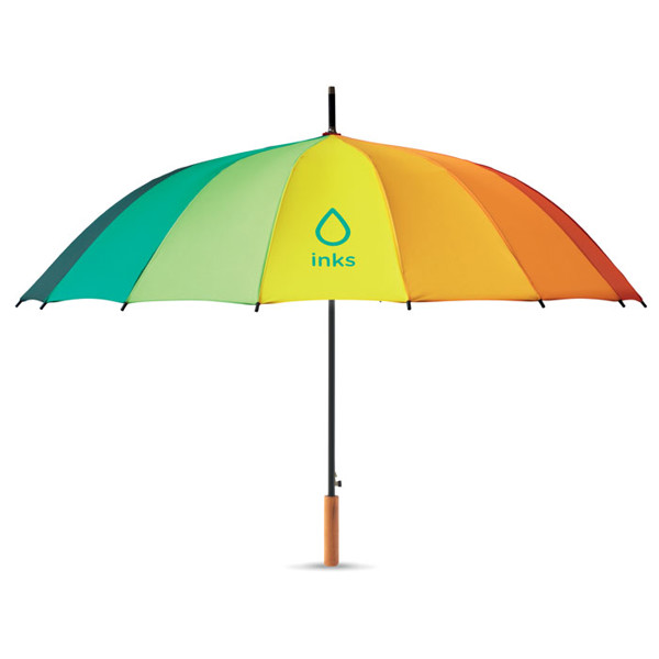 27 inch rainbow umbrella Bowbrella