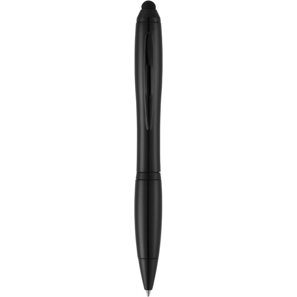 Nash stylus ballpoint pen with coloured grip