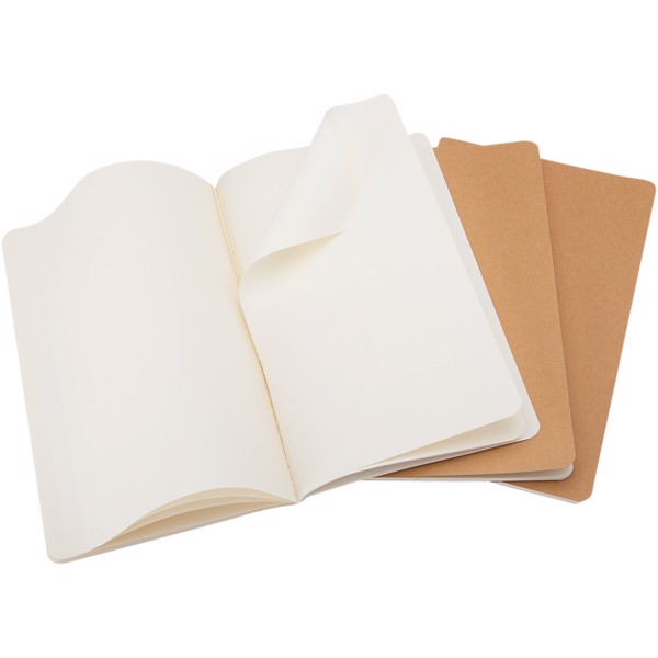 Moleskine Cahier Journal L - plain - Kraft Brown