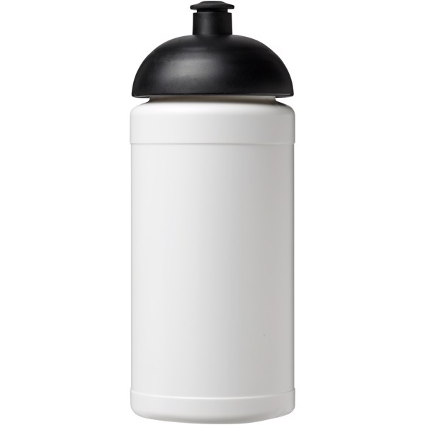 Baseline® Plus 500 ml dome lid sport bottle - White / Solid black