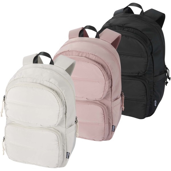 Puffer 15.6" GRS recycled laptop backpack 18L - Black