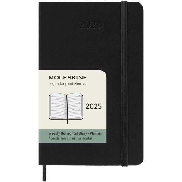 Moleskine horizontal hard cover 12 month PK weekly planner