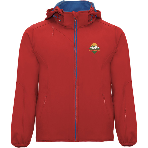 Siberia unisex softshell jacket - Red / XS