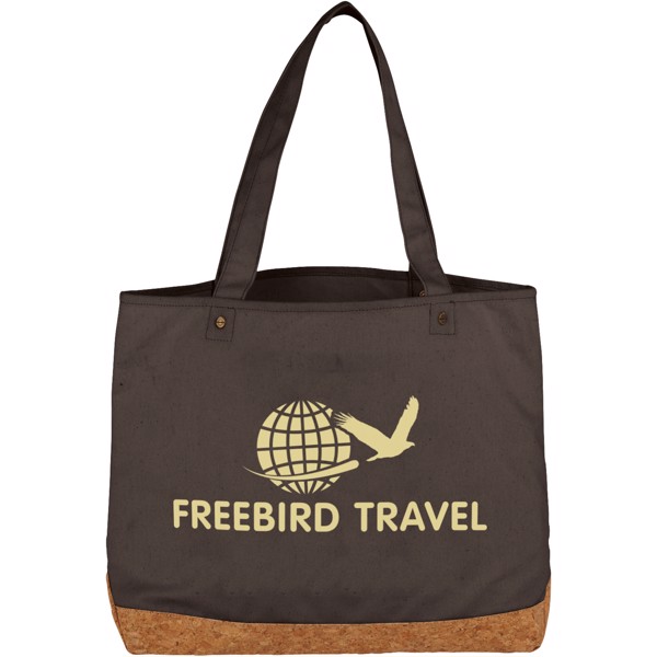 Napa 406 g/m² cotton and cork tote bag