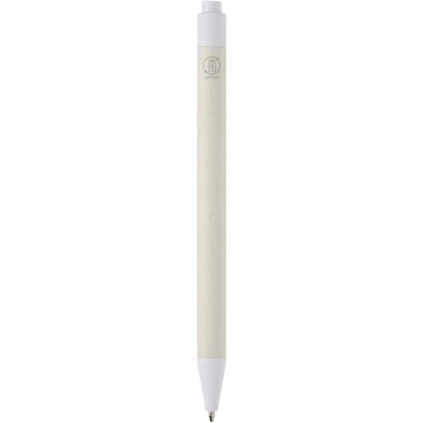 Dairy Dream recycled milk cartons ballpoint pen (black ink) - White