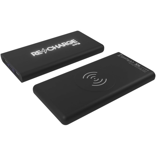 SCX.design P40 10.000 mAh light-up wireless rubber power bank