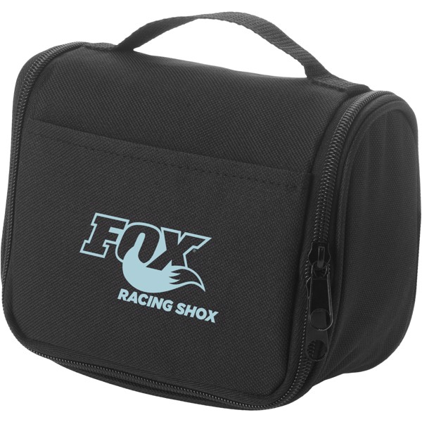 Suite compact toiletry bag with hook