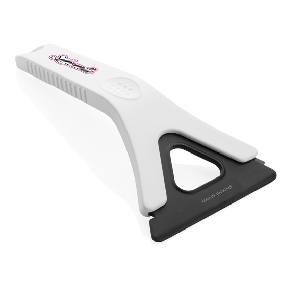 3-in-1 ice scraper - White / Black