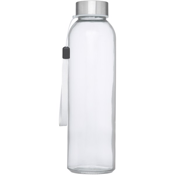Bodhi 500 ml glass water bottle - White