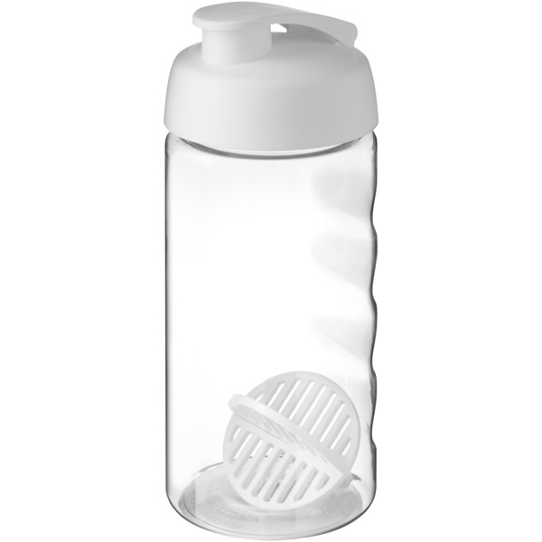 H2O Active® Bop Bidón mezclador de 500 ml - Blanco / Transparente