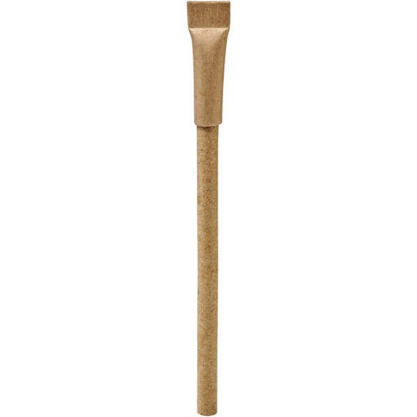 Asilah recycled paper ballpoint pen (blue ink) - Natural