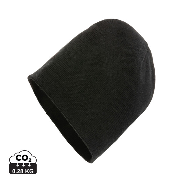 Impact AWARE™ classic beanie with Polylana® - Black