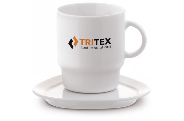 Satellite, cup & saucer, triangle 270ml