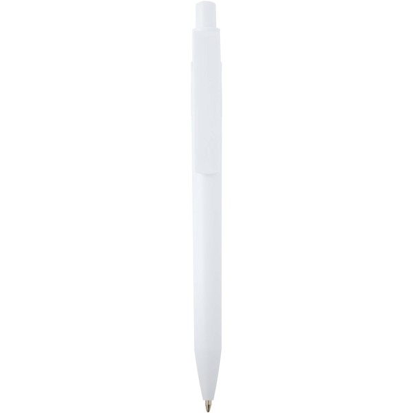 Unica recycled plastic ballpoint pen (blue ink) - White