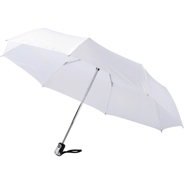 Alex 21.5" foldable auto open/close umbrella - White