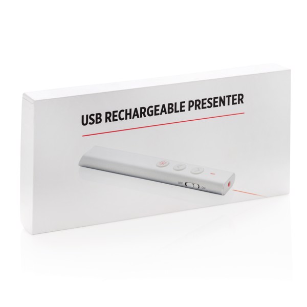 USB re-chargeable presenter