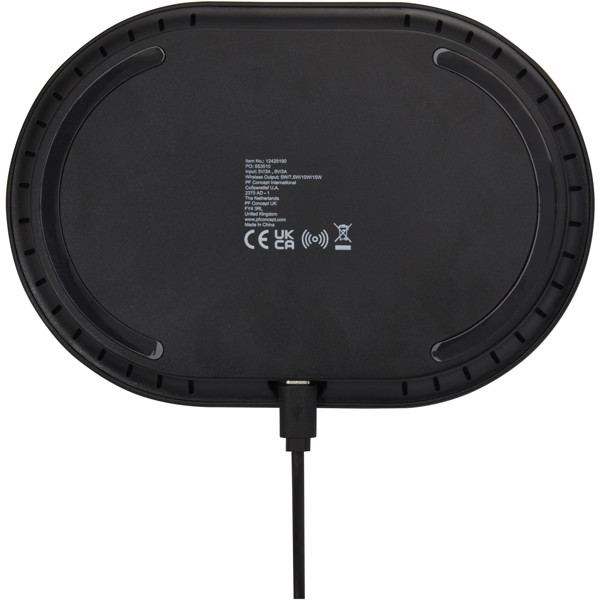 Ray wireless charging pad with RGB mood light
