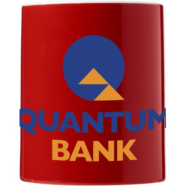 Java 330 ml ceramic mug - Red / White