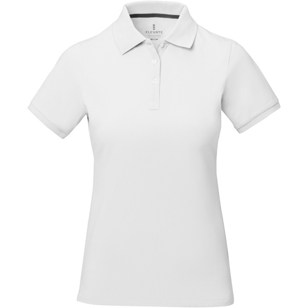 Calgary short sleeve women's polo - White / XS