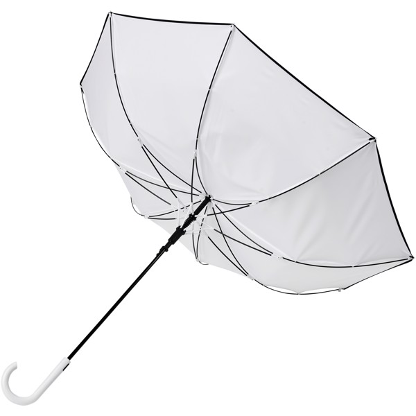Kaia 23" auto open windproof colourized umbrella - White