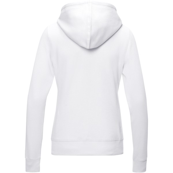 Ruby Hoodie mit durchgehendem Reißverschluss aus GOTS- und GRS-zertifiziertem Bio-Material für Damen - weiss / M