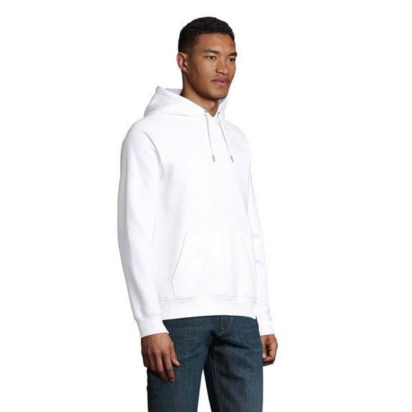 STELLAR Unisex Hooded Sweat - White / M
