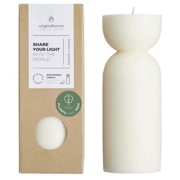 Originalhome organic candle - medium - Off White