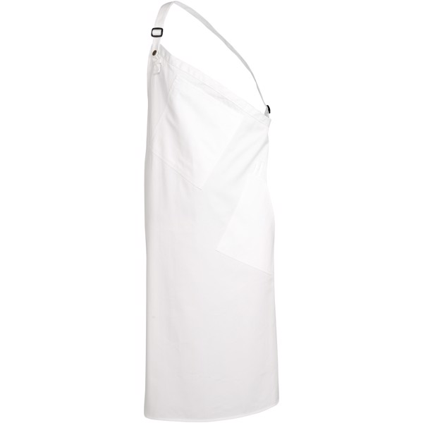 Andria asymmetric apron - White