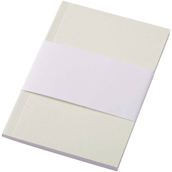 Novella Austen A6 recycled soft cover notebook - 50 sheets - Ivory White
