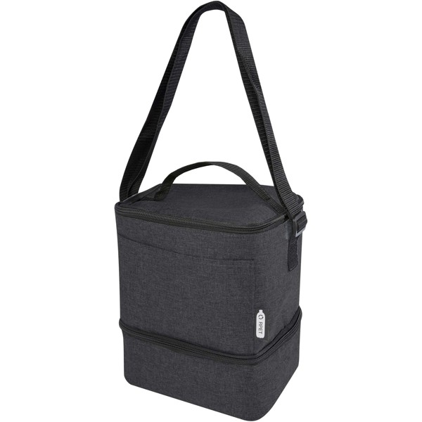 Tundra 9-can GRS RPET lunch cooler bag 9L - Heather Charcoal