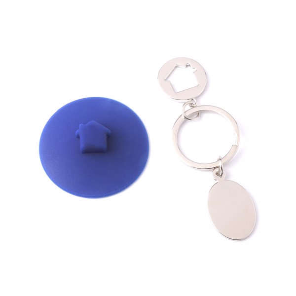 Keyring Coin Halman - White