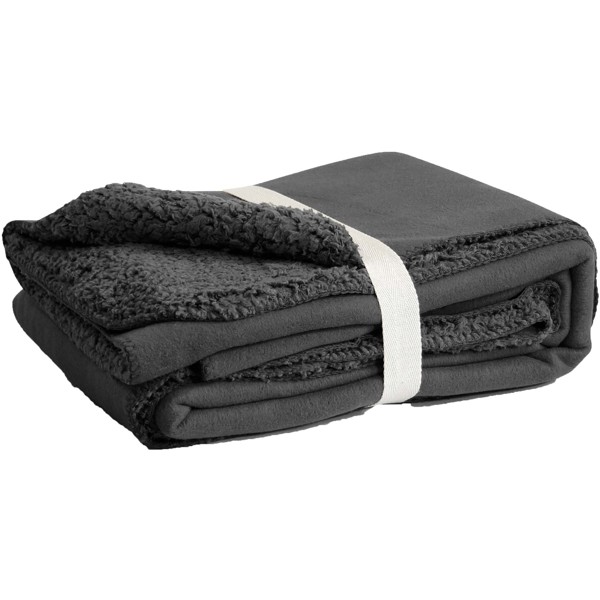 Citizen Green Recoon recycled double layer laminated blanket - 120 x 150 cm - Dark Grey