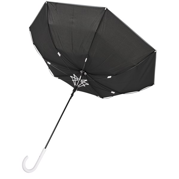 Felice 23" auto open windproof reflective umbrella - White
