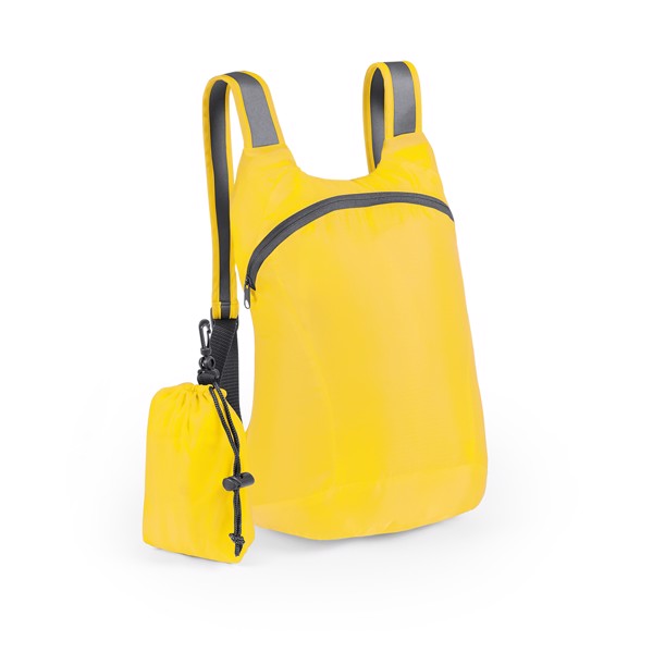 Foldable Backpack Ledor - Yellow