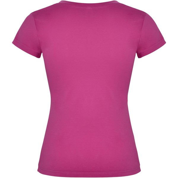 Victoria short sleeve women's v-neck t-shirt - Rossette / XL