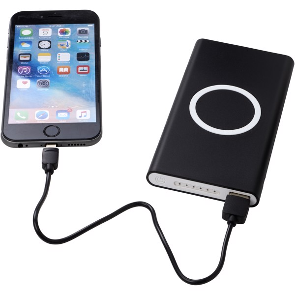 Parallax 4000 mAh wireless power bank - Solid black