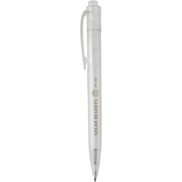 Thalaasa ocean-bound plastic ballpoint pen (black ink) - White