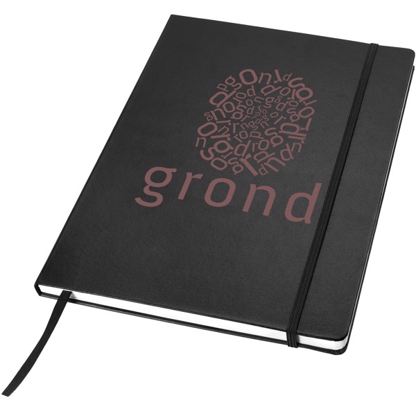 Executive A4 hard cover notebook - Black