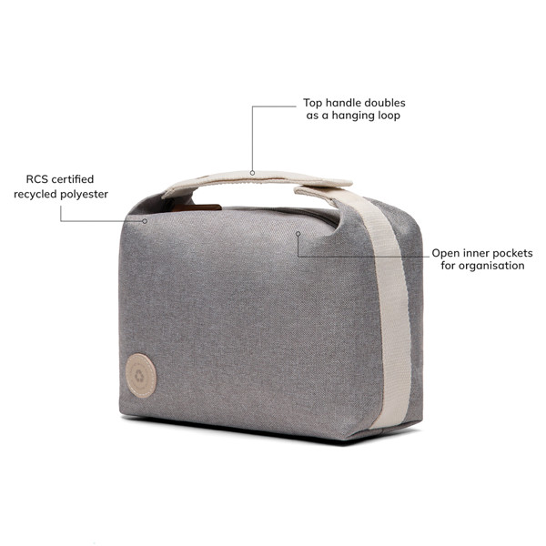 VINGA Sortino RCS toiletry bag - Grey
