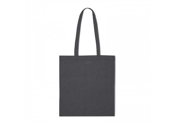 Shopping bag recycled cotton 38x42cm - Grey