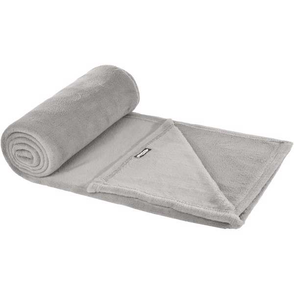 Lily GRS certified RPET coral fleece blanket - Grey