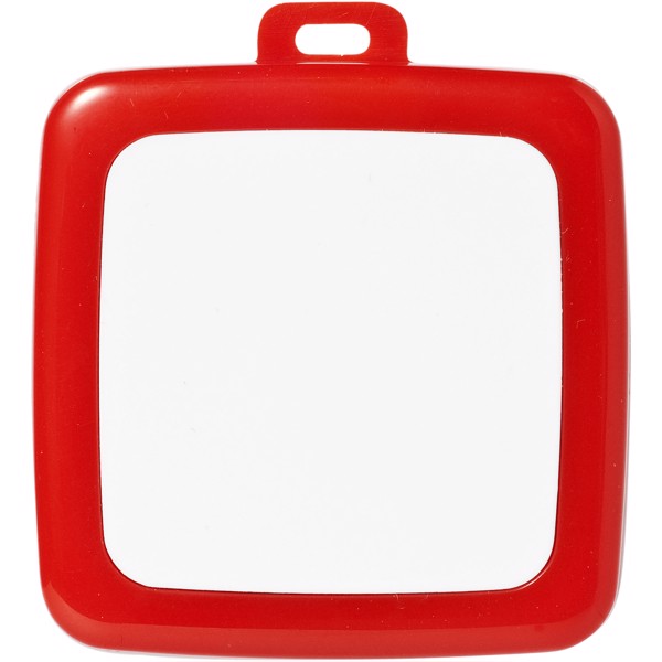 Otočné USB Square - Červená s efektem námrazy / 2GB