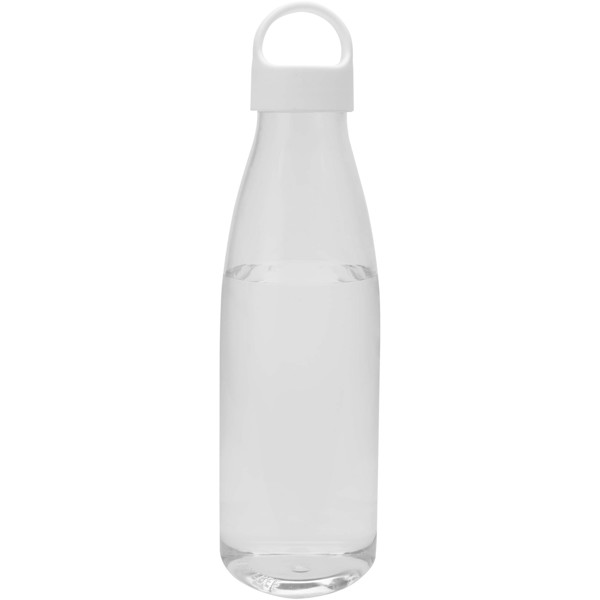 Bergen 800 ml recycled plastic water bottle - Transparent Clear
