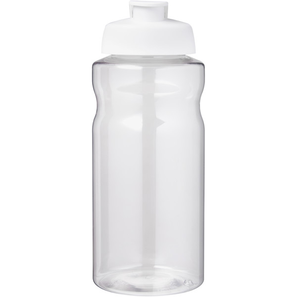 H2O Active® Big Base 1 litre flip lid sport bottle - White