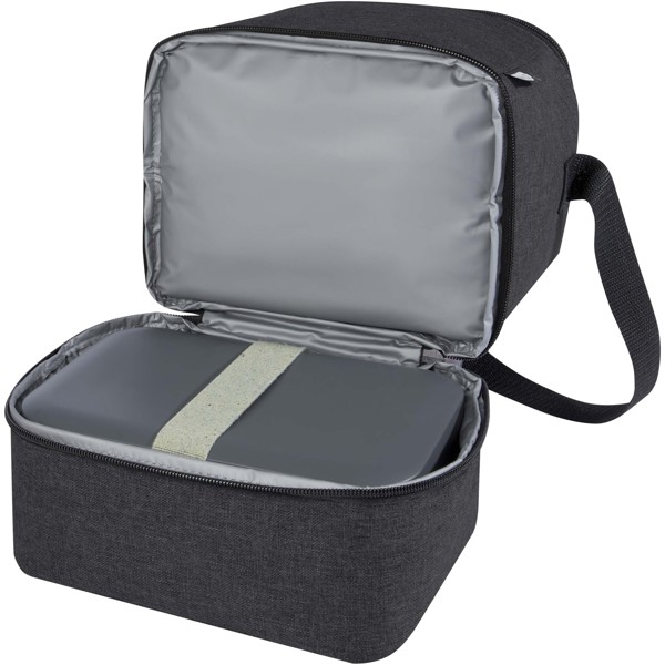 Tundra 9-can GRS RPET lunch cooler bag 9L - Heather Charcoal