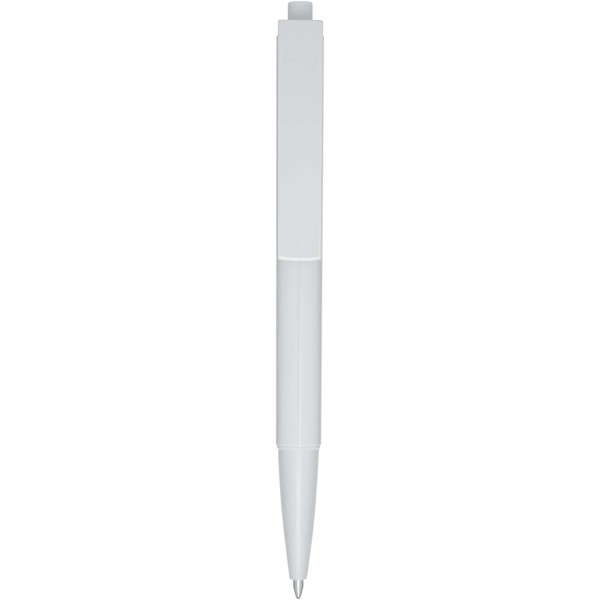 Elsa recycled plastic ballpoint pen (black ink) - White
