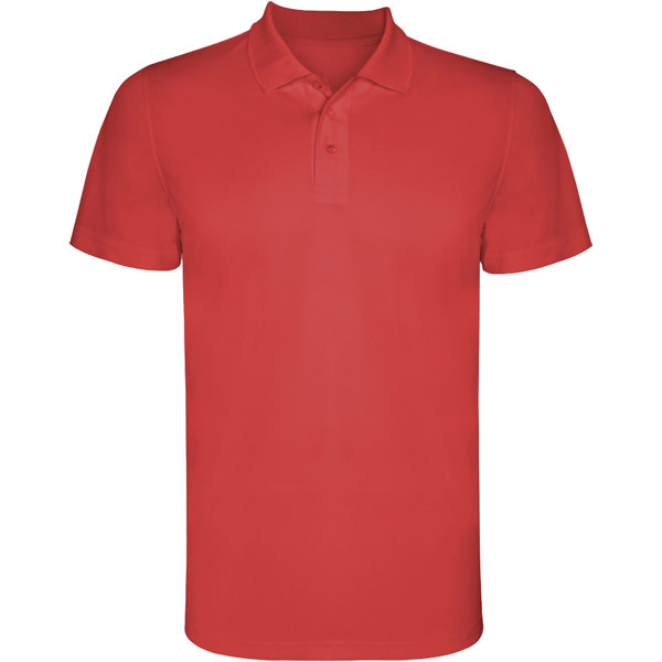 Monzha short sleeve kids sports polo - Red / 8